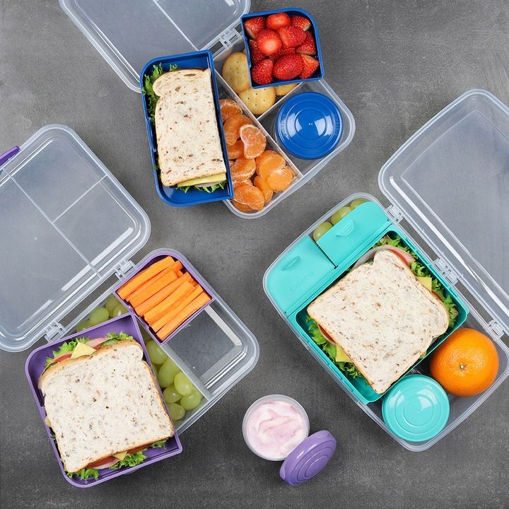 Śniadaniówka Sistema Lunchbox Pojemnik Box Bento 1250 Ml Z Przegródkam