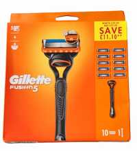 Gillette Fusion 5  Rączka + 10 ostrzy / 100% ORYGINAŁ