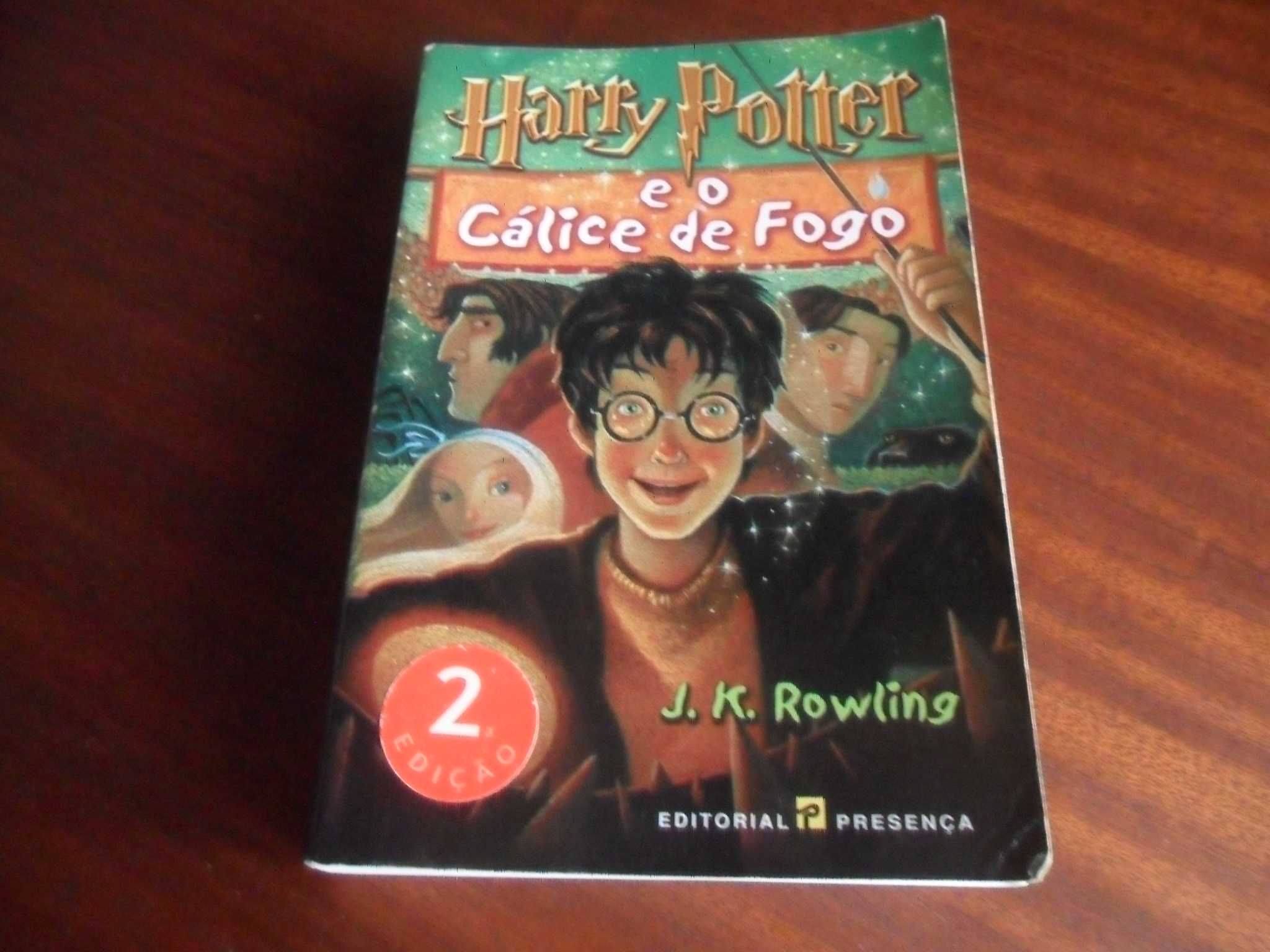 "Harry Potter e o Cálice de Fogo" de J. K. Rowling - 2ª Edição de 2000