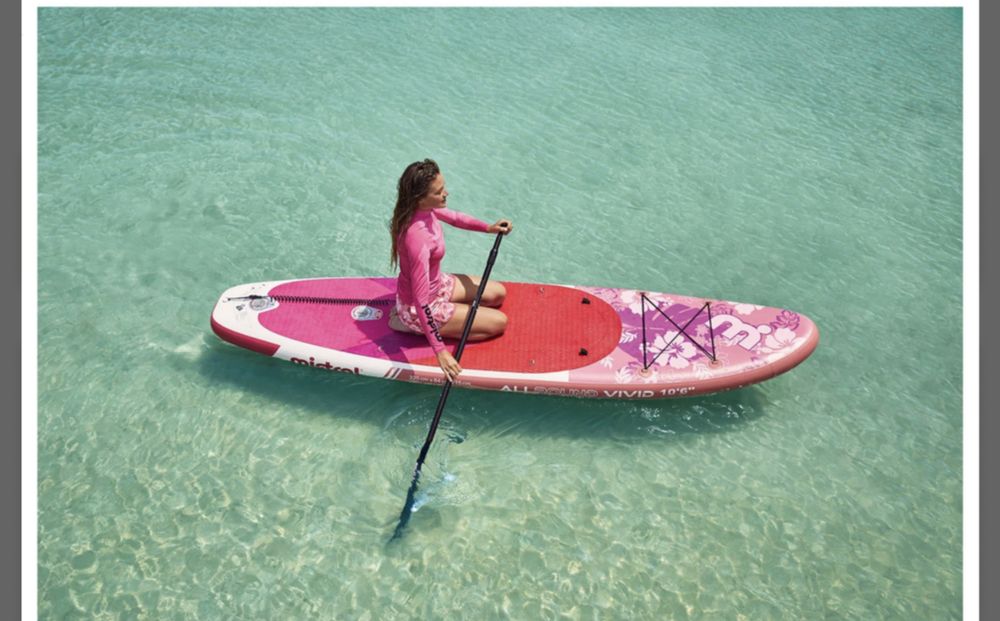 Prancha stand up paddle - rosa - mistral - nova