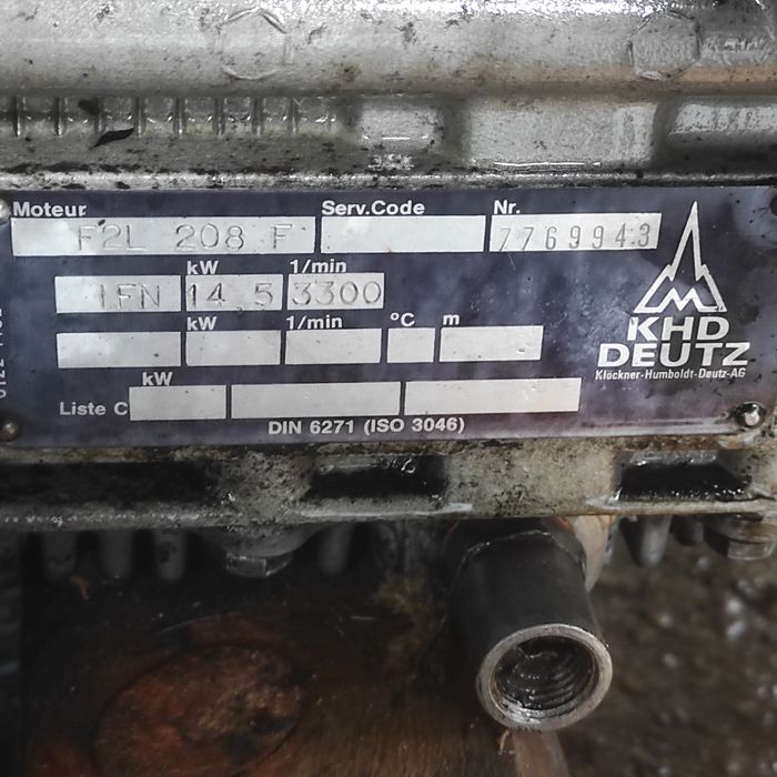 Silnik Deutz F2l 208l 20km