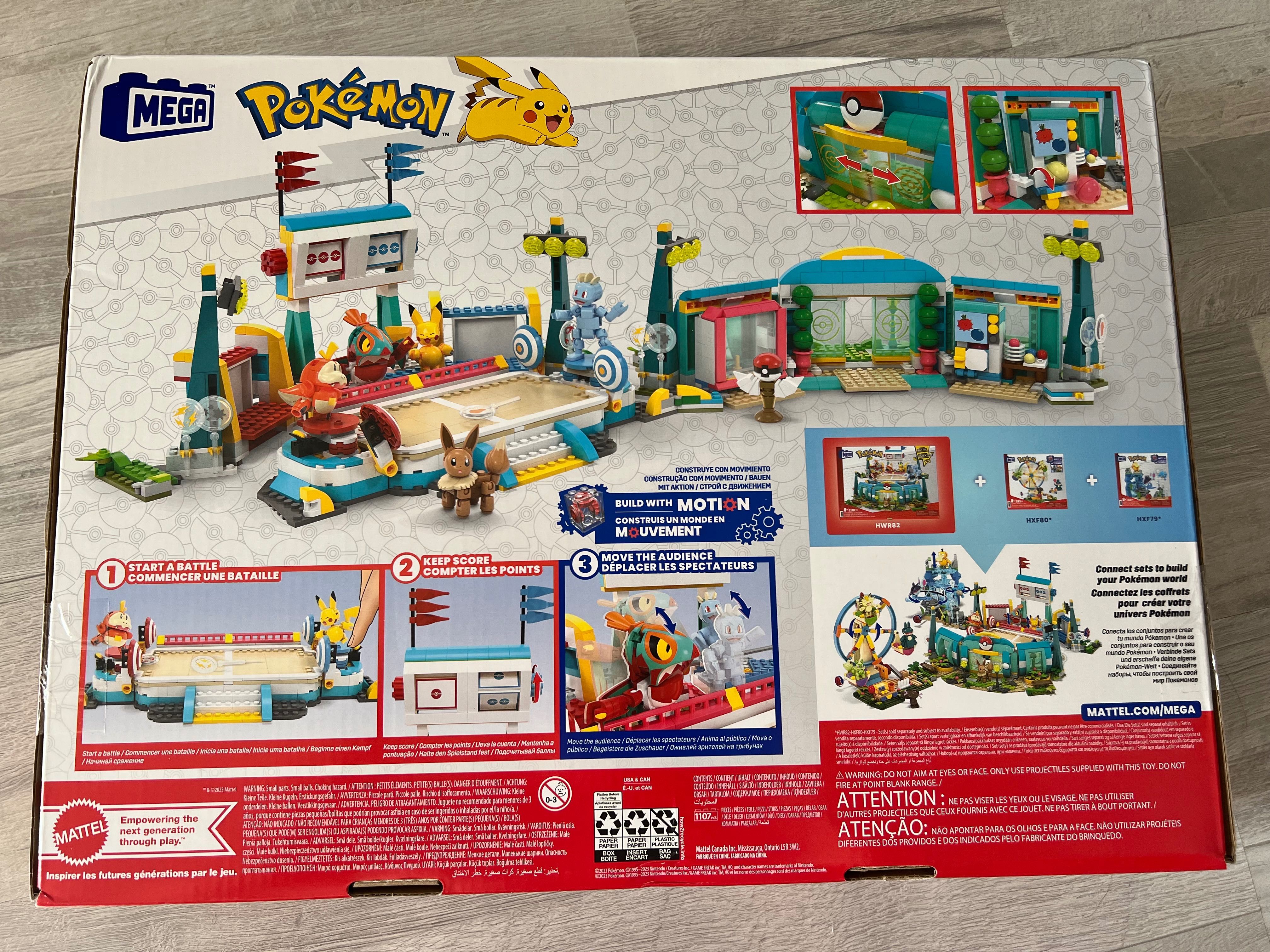 Klocki MEGA Pokemon stadion treningowy HWR82