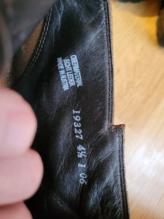 Козаки черевики шкіра 38