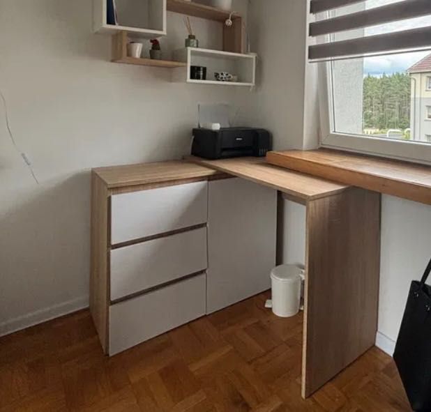 Biurko narożne dąb sonoma