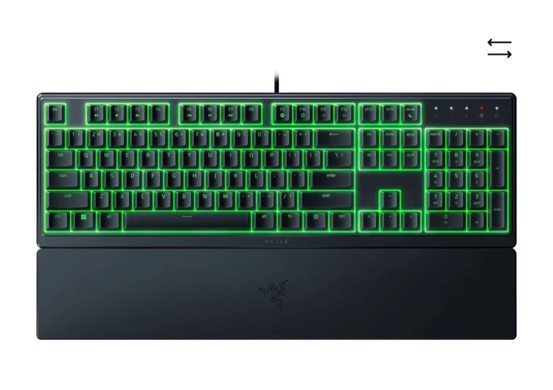 Teclado Gaming RAZER Ornata V3 X RGB (Membrana - Português - Preto)