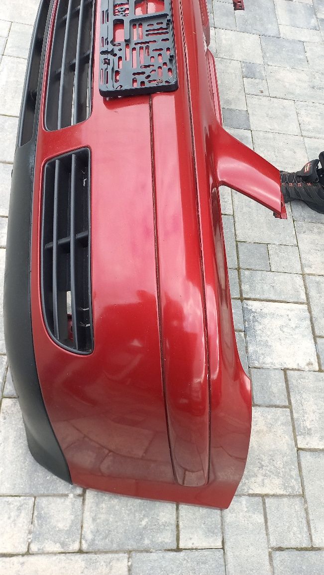 Vw bora zderzak przód przedni bordowy lc3k