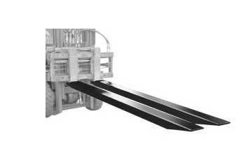 Przedłużki wideł 2200mm Linde Toyota Nissan Yale Daewoo BT Junghenrich