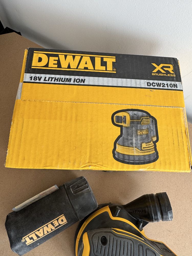 Jak nowa szlifierka mimośrodowa DeWalt 18V DCW210N