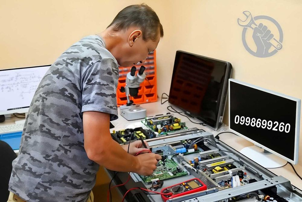 Ремонт телевізорів. Телемайстер додому. Ремонт UPS Экофлоу. Виїзд