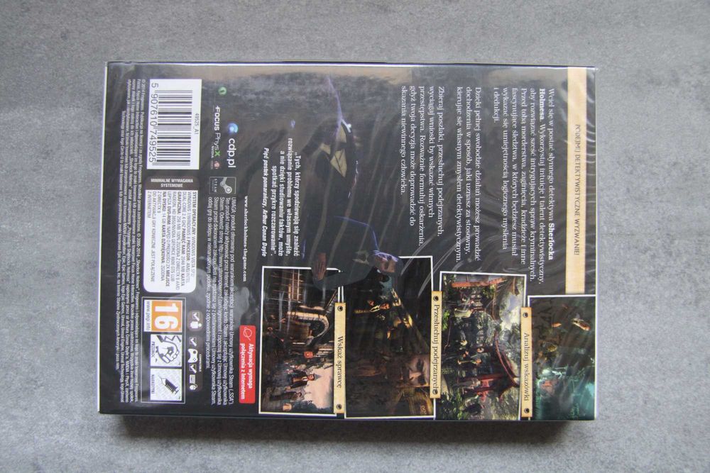 Gra Sherlock Holmes: Zbrodnia i kara, PL wersja na PC [NOWA, FOLIA]