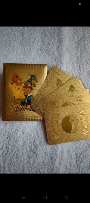 Karty Pokemon GOLD kolekcjonerskie