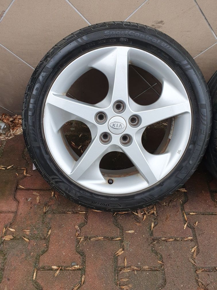 Oryginalne Felgi Koła 17" KIA 5x114.3 ET56+ 225.45.17 Fulda