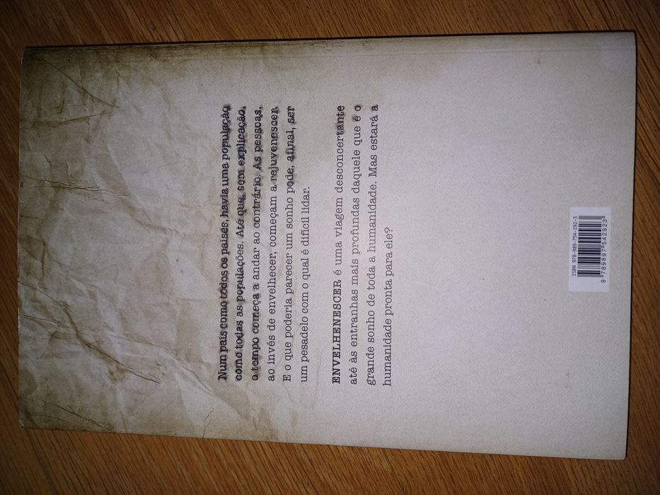 Livro Envelhenescer - Pedro Chagas Freitas