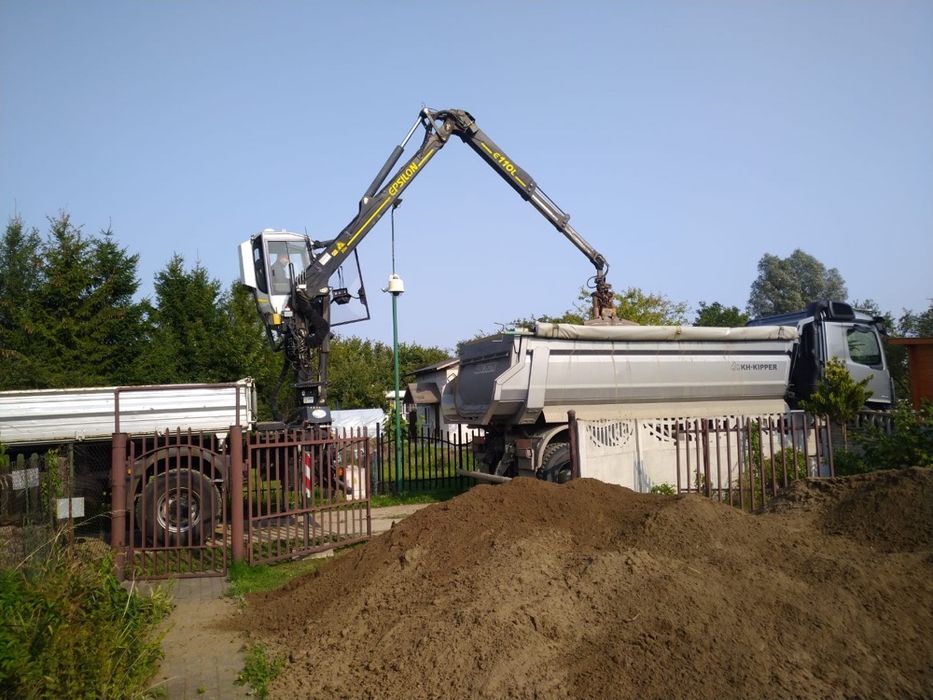 Wywóz ziemi/gruzu, usługi HDS, kruszywa