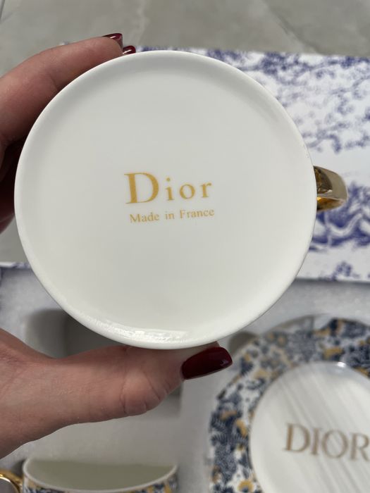 Посуда Dior подарочный сервиз Dior чайна чашка блюдце