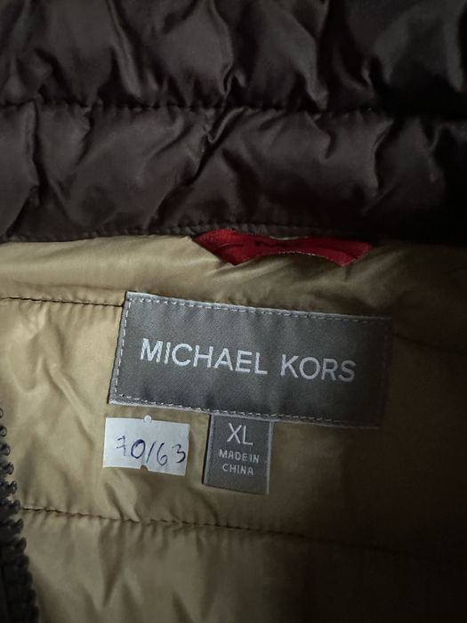 Kamizelka puchowa michael kors pikowana