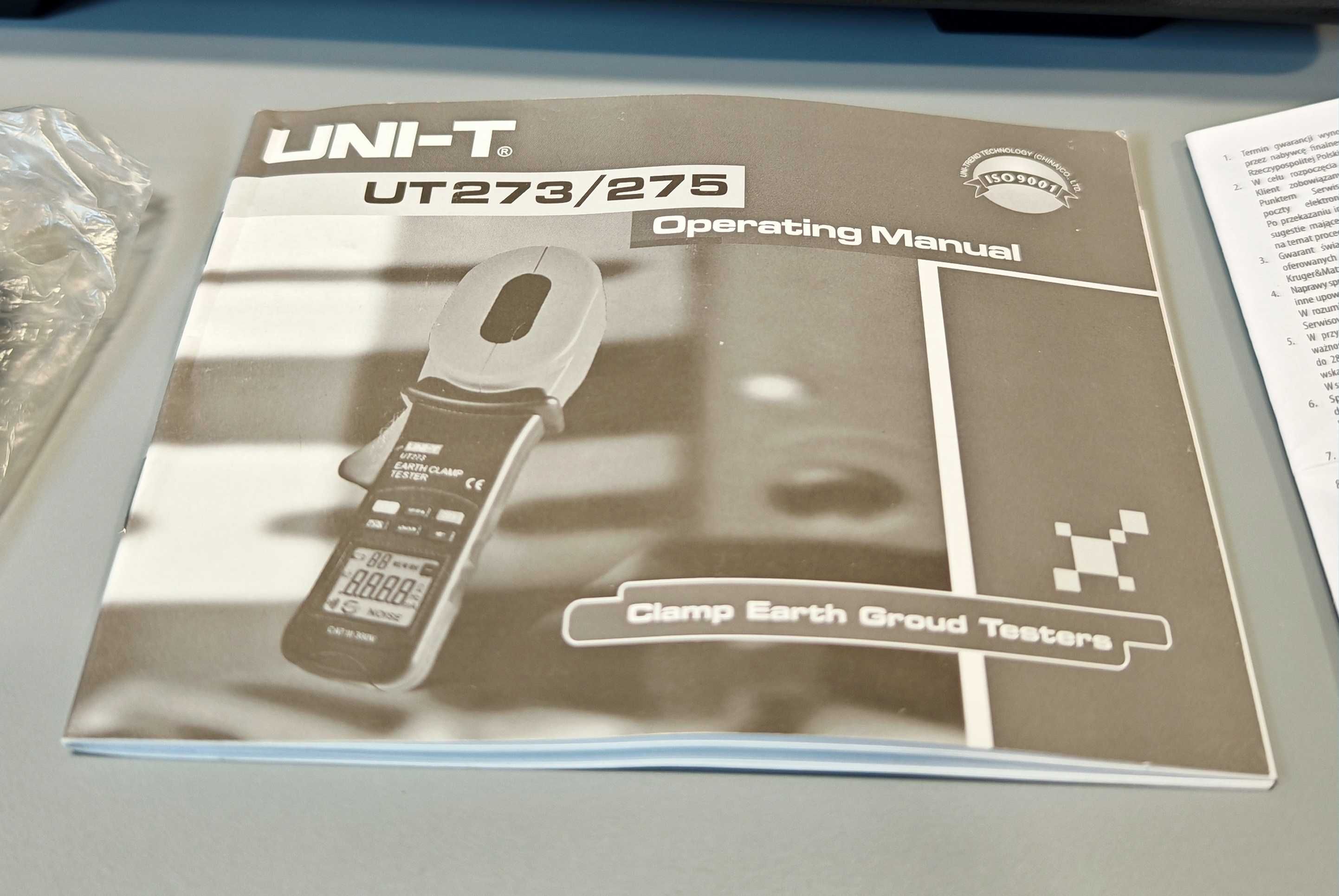 Miernik Cęgowy rezystancji uziemienia oraz prądu opływu UNI-T UT-275