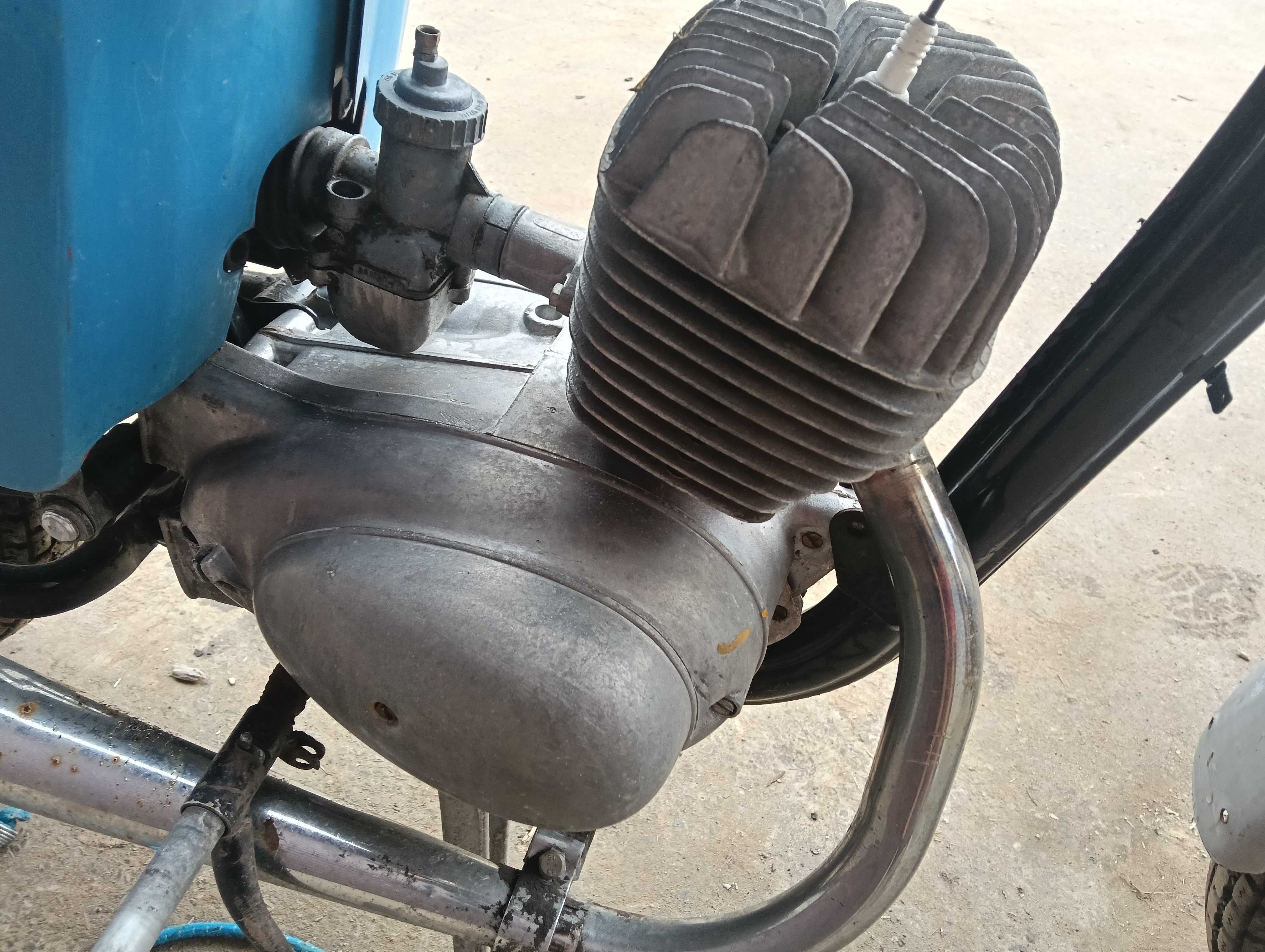 Kompletny Silnik MZ TS 125 / TS 150 ES trophy z Gaźnikiem DDR Wysyłka