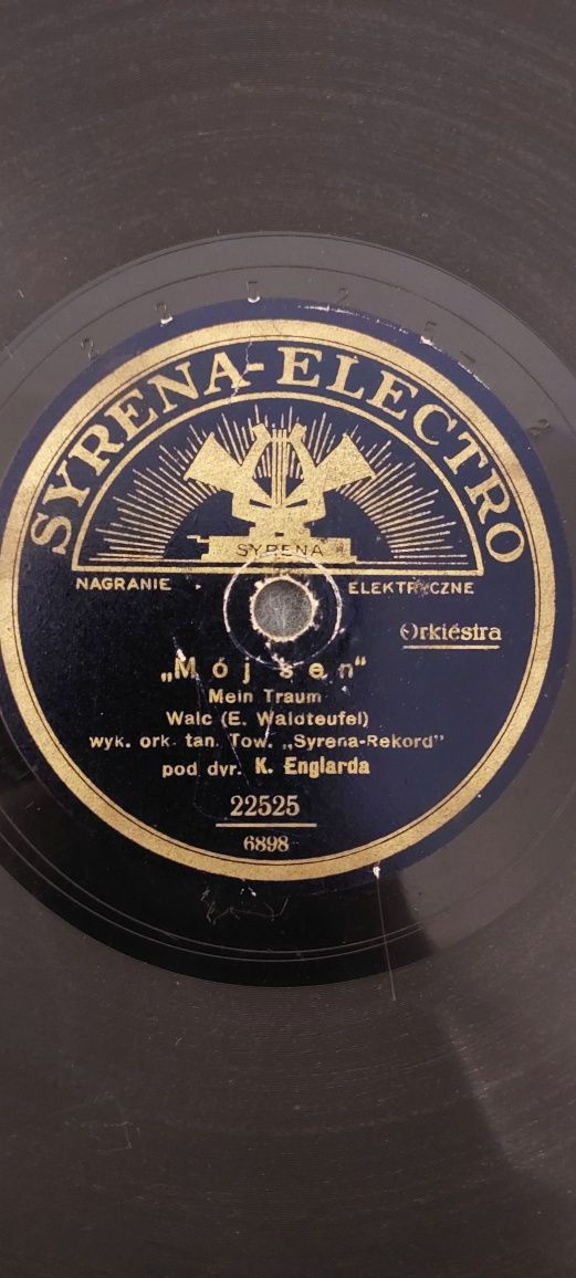 Płyta szelakowa Syrena Electro 6898