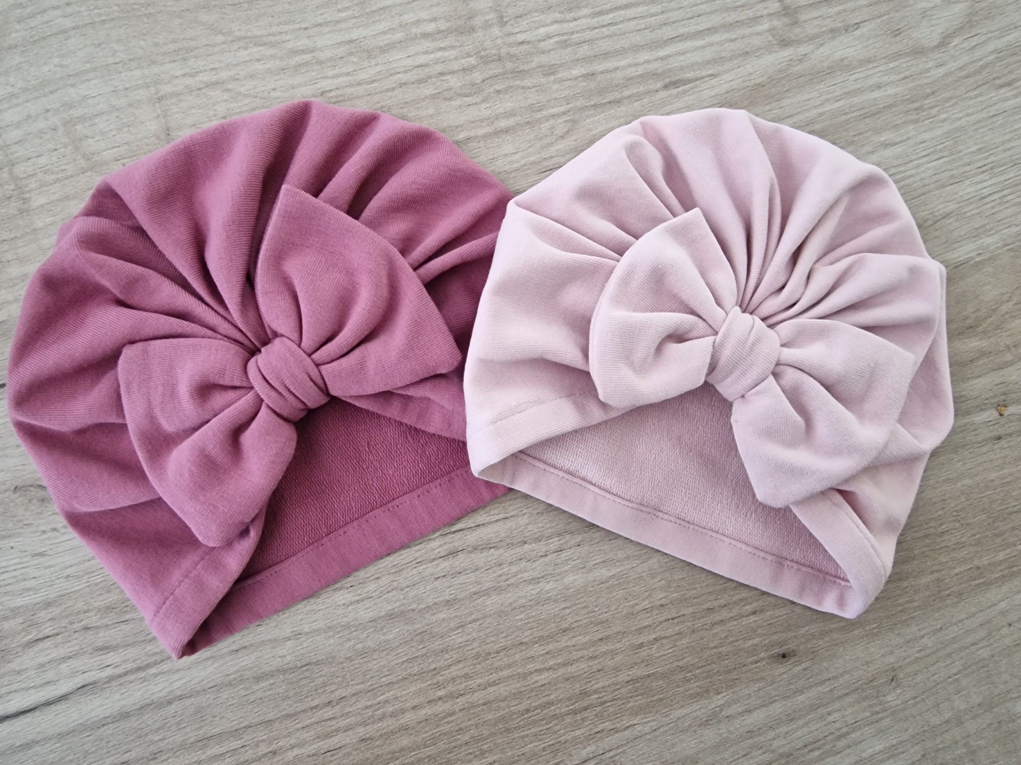 Czapka turban na 1-4 mies. Rozmiar 38-40cm