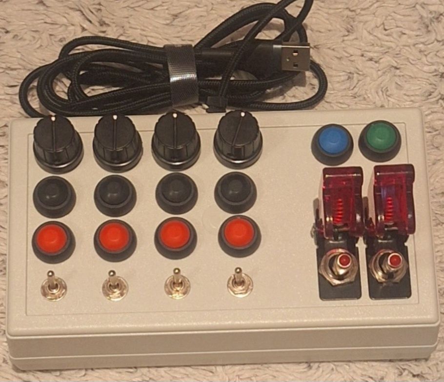 Button box na USB-A