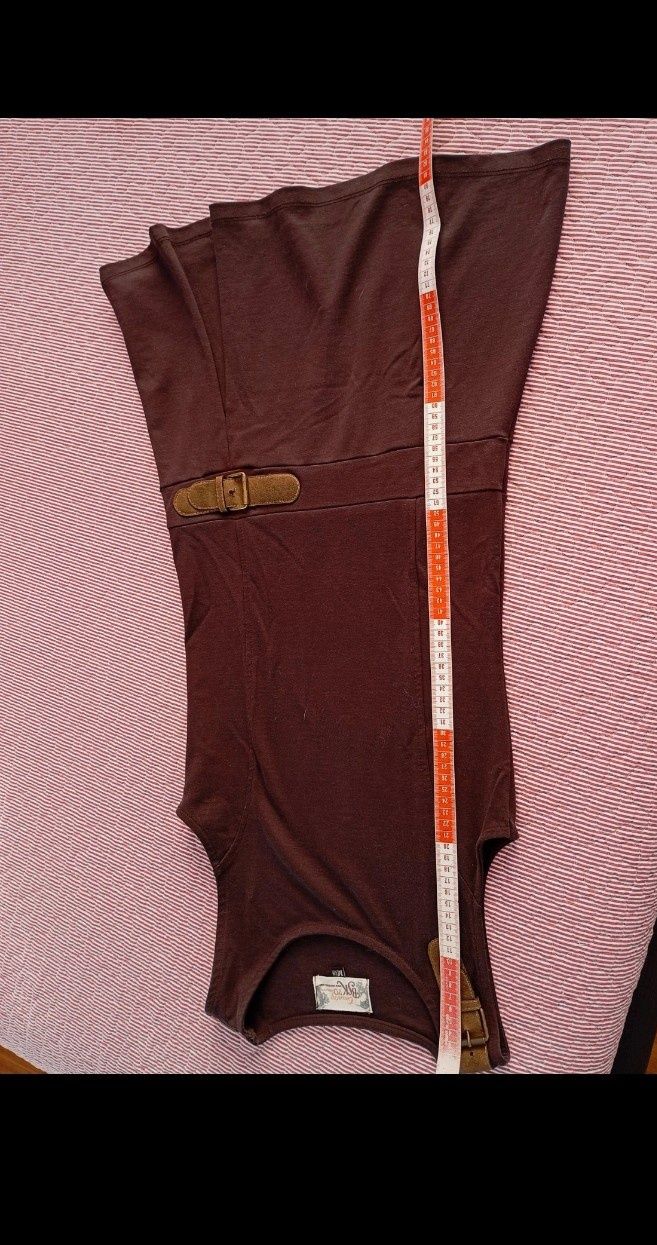 Vestido castanho Bershka