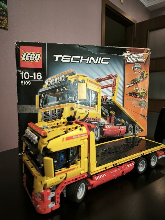 LEGO technic 8109 laweta klocki 100%, pudło instrukcja