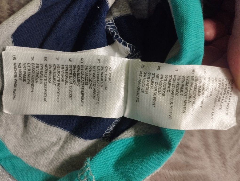 H&M podkoszulek chłopięcy 134/140 8/10 lat