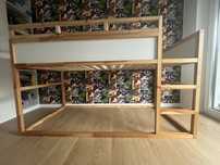 Lóżko piętrowe Ikea Kura 200x90 cm