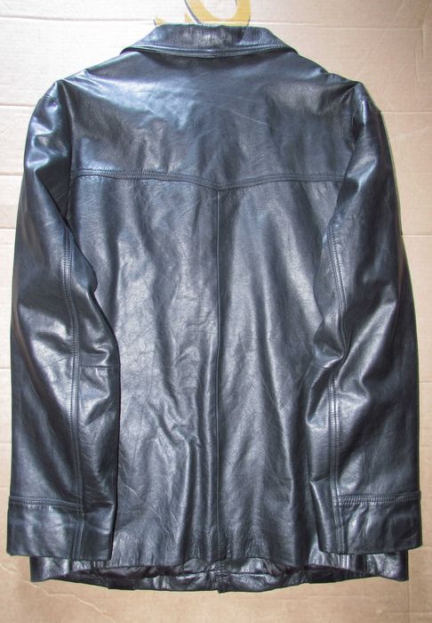 Чоловіча шкіряна куртка бренд : JACK & JONES