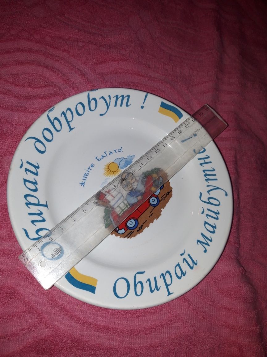 Тарелка Агитационная Буды За Януковича !