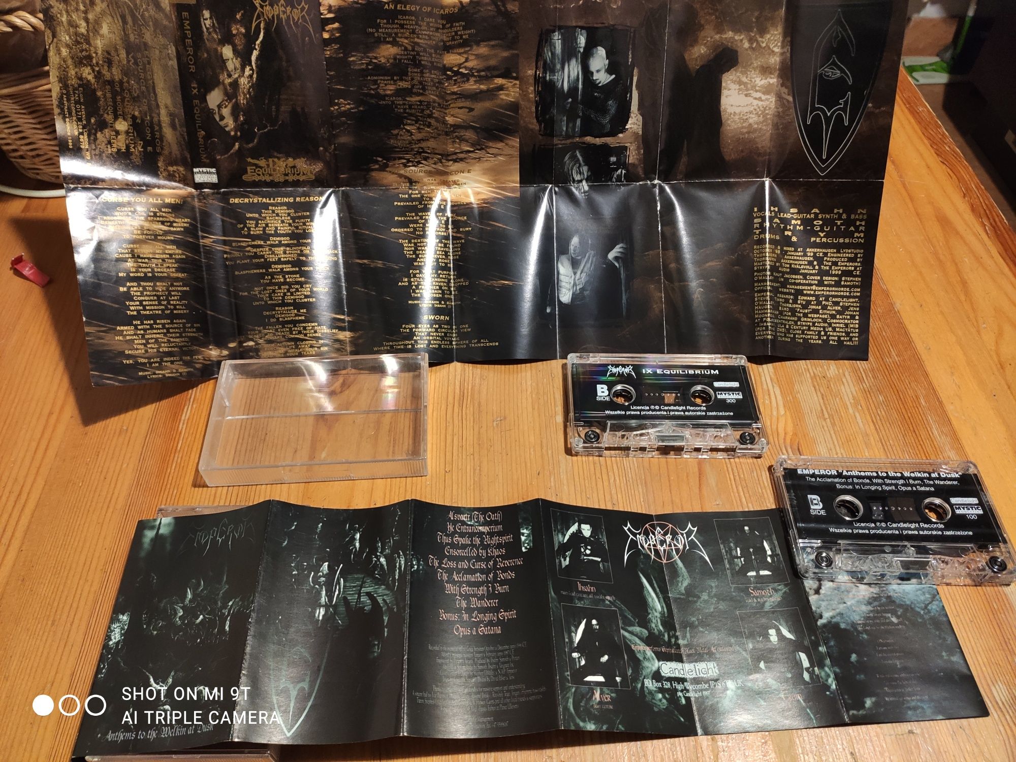 Emperor zestaw kaset rock metal