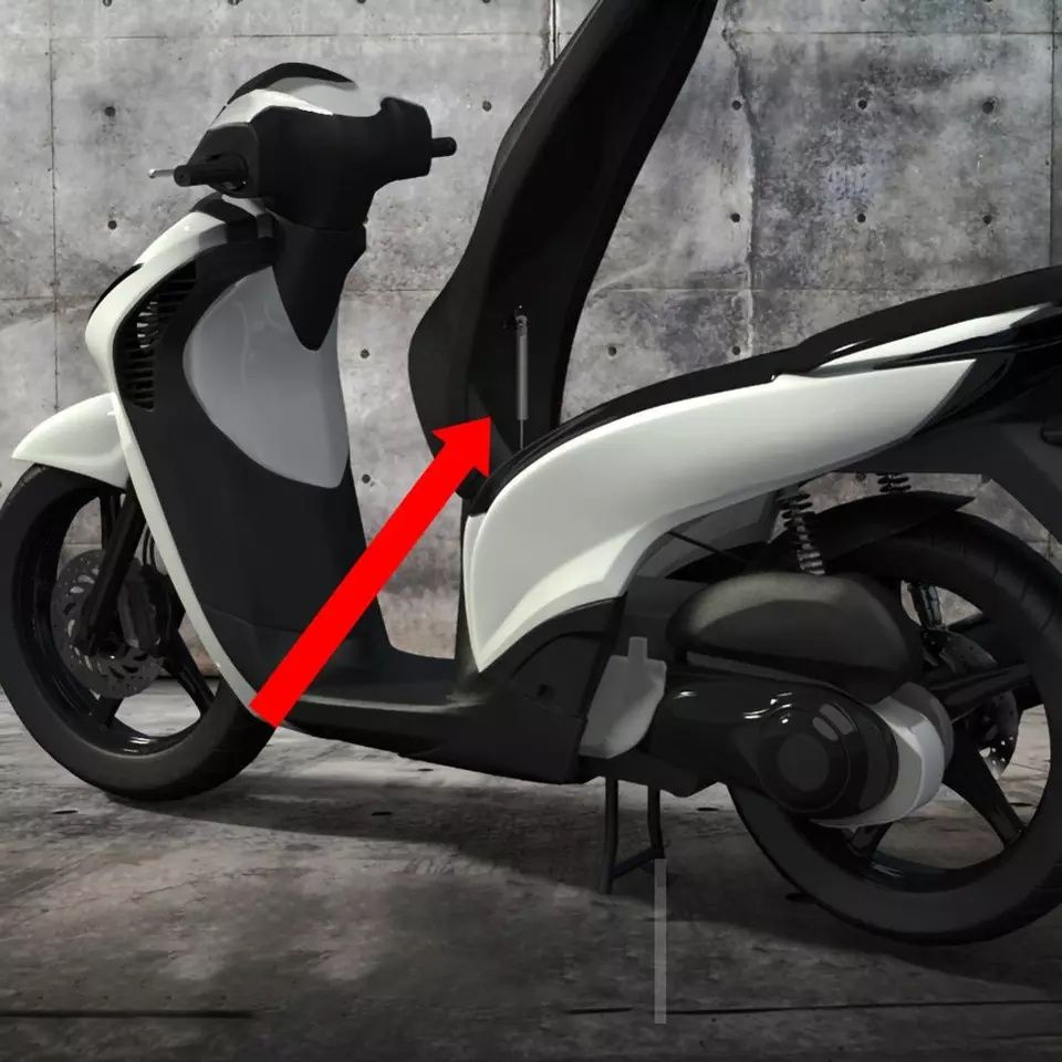 Amortecedor assento moto/scooter NOVO