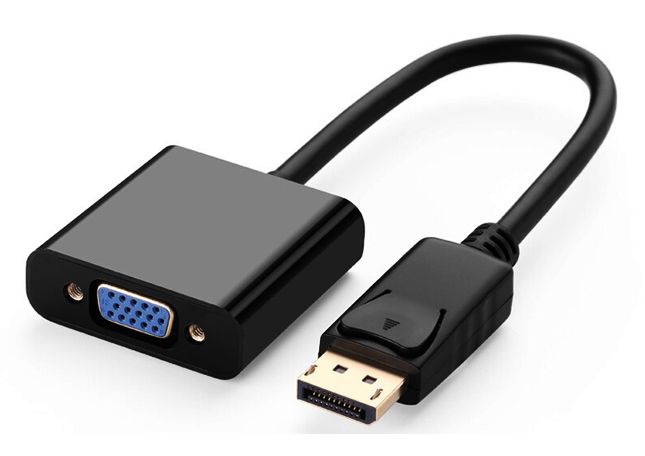 PC - Adaptador DP / DisplayPort para VGA - GRÁFICA - NOVO