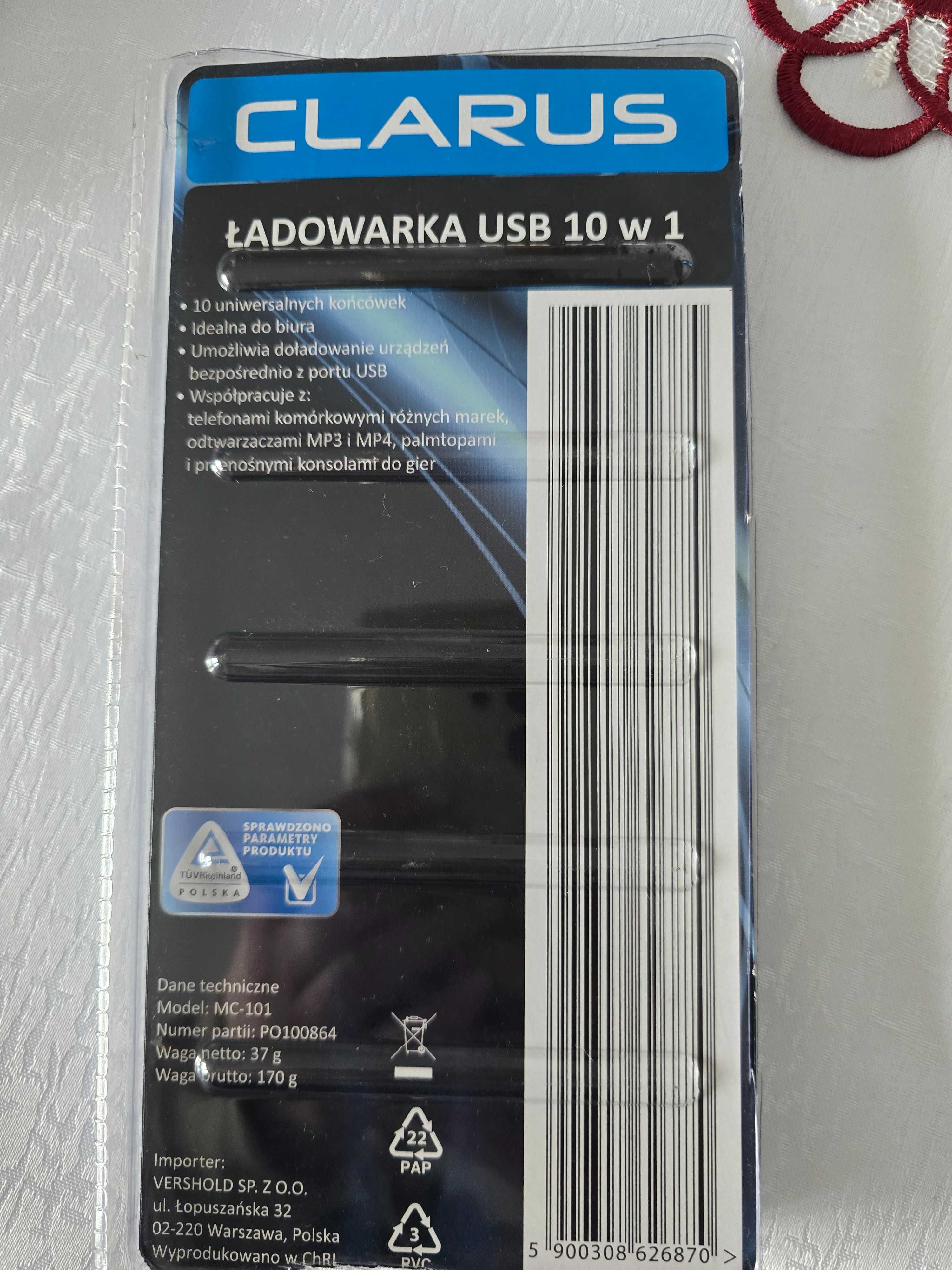 Ładowarka USB 10 w 1
