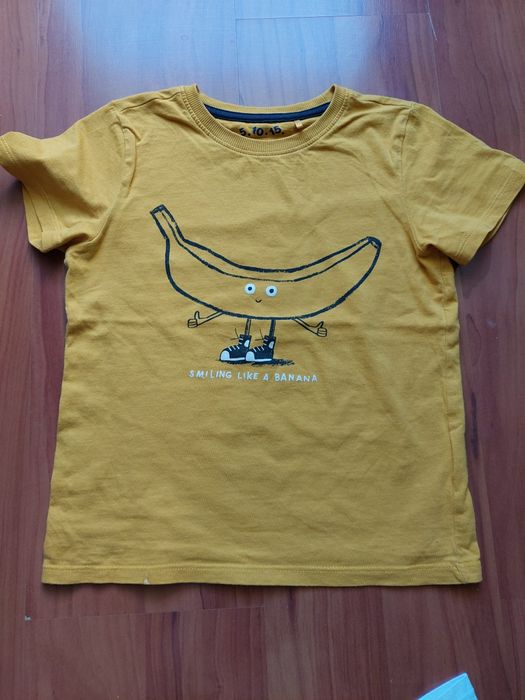 Zestaw/komplet 7 szt t-shirt koszulka na krótki rękaw 122