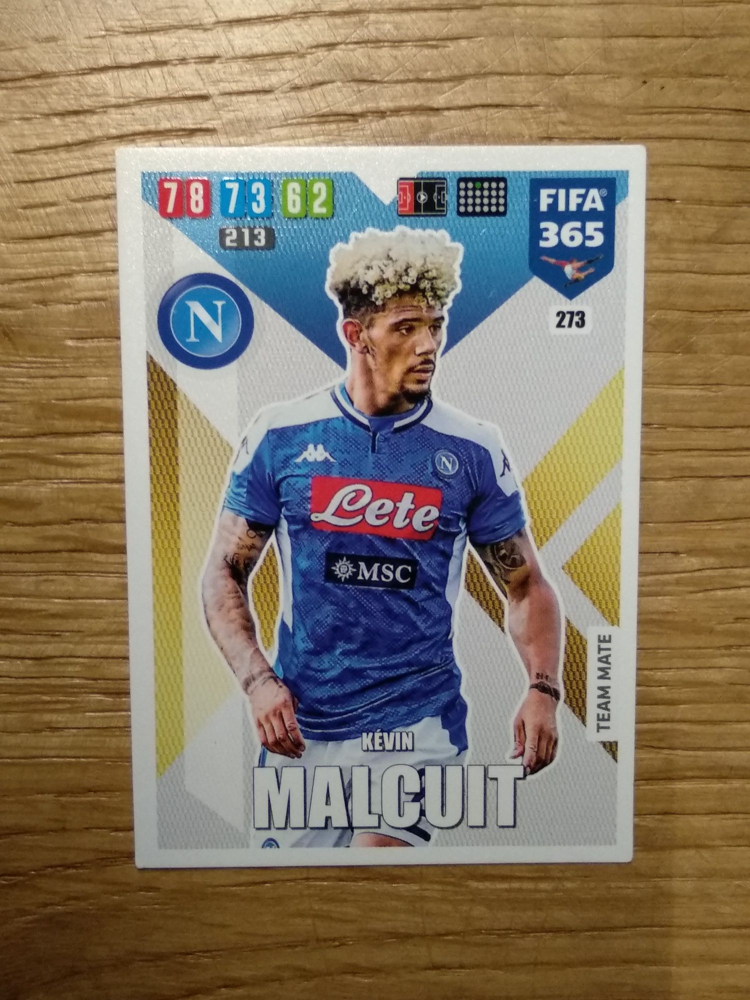 Panini Karta FIFA 365, 2020 Kevin Malcuit nr 273 SSC Napoli