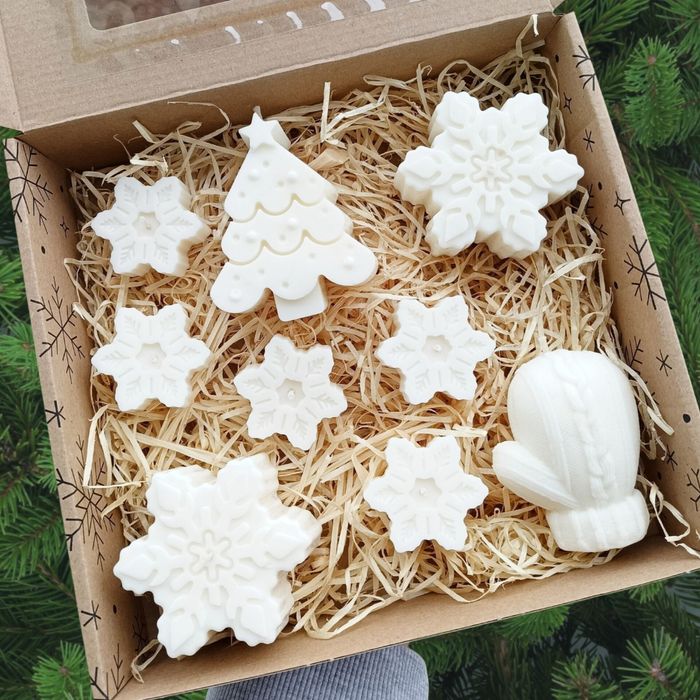 Box świec sojowych, oferta świąteczna