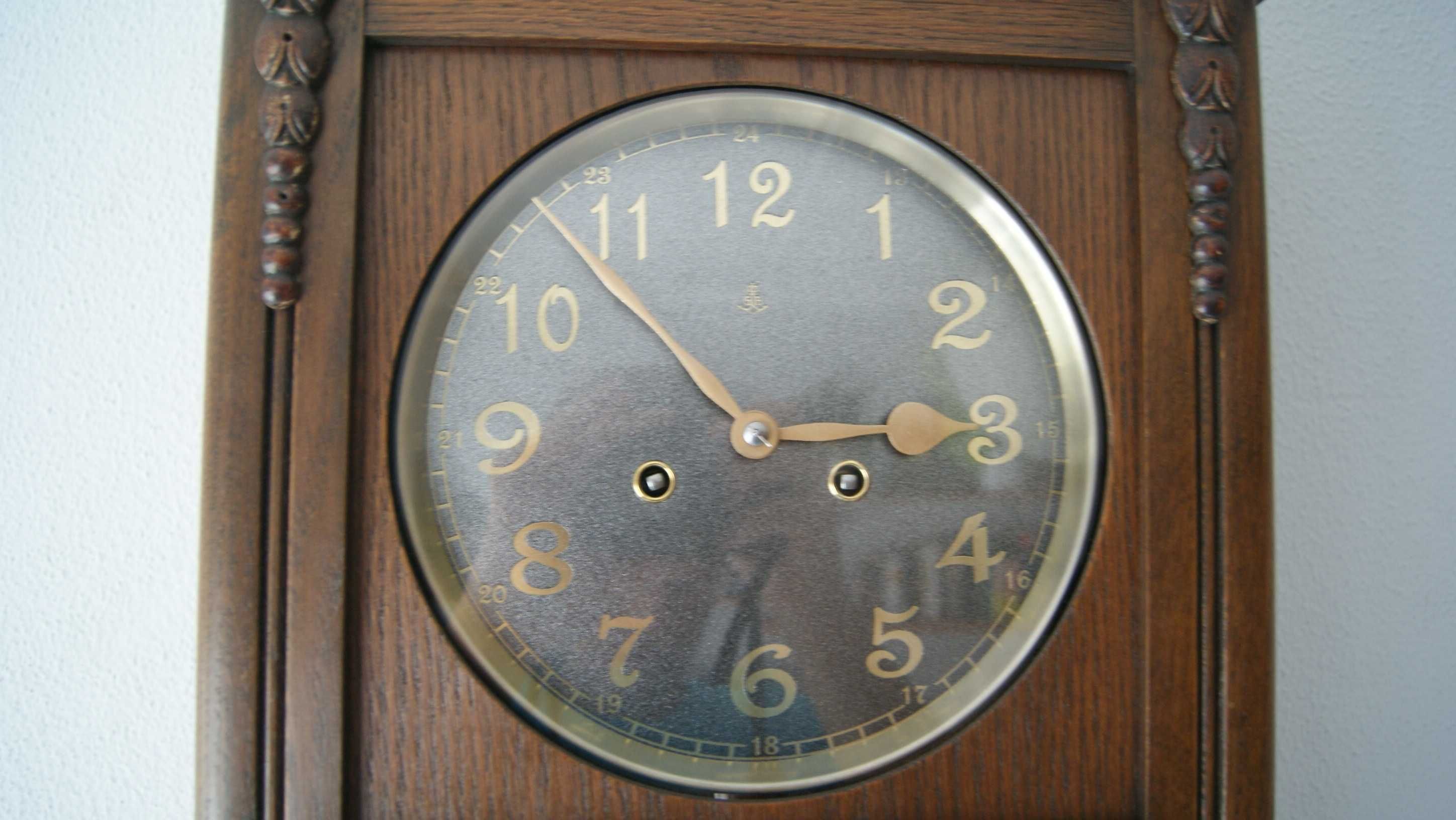 274 Zegar mechaniczny Gustav Becker 1935 rok antyk