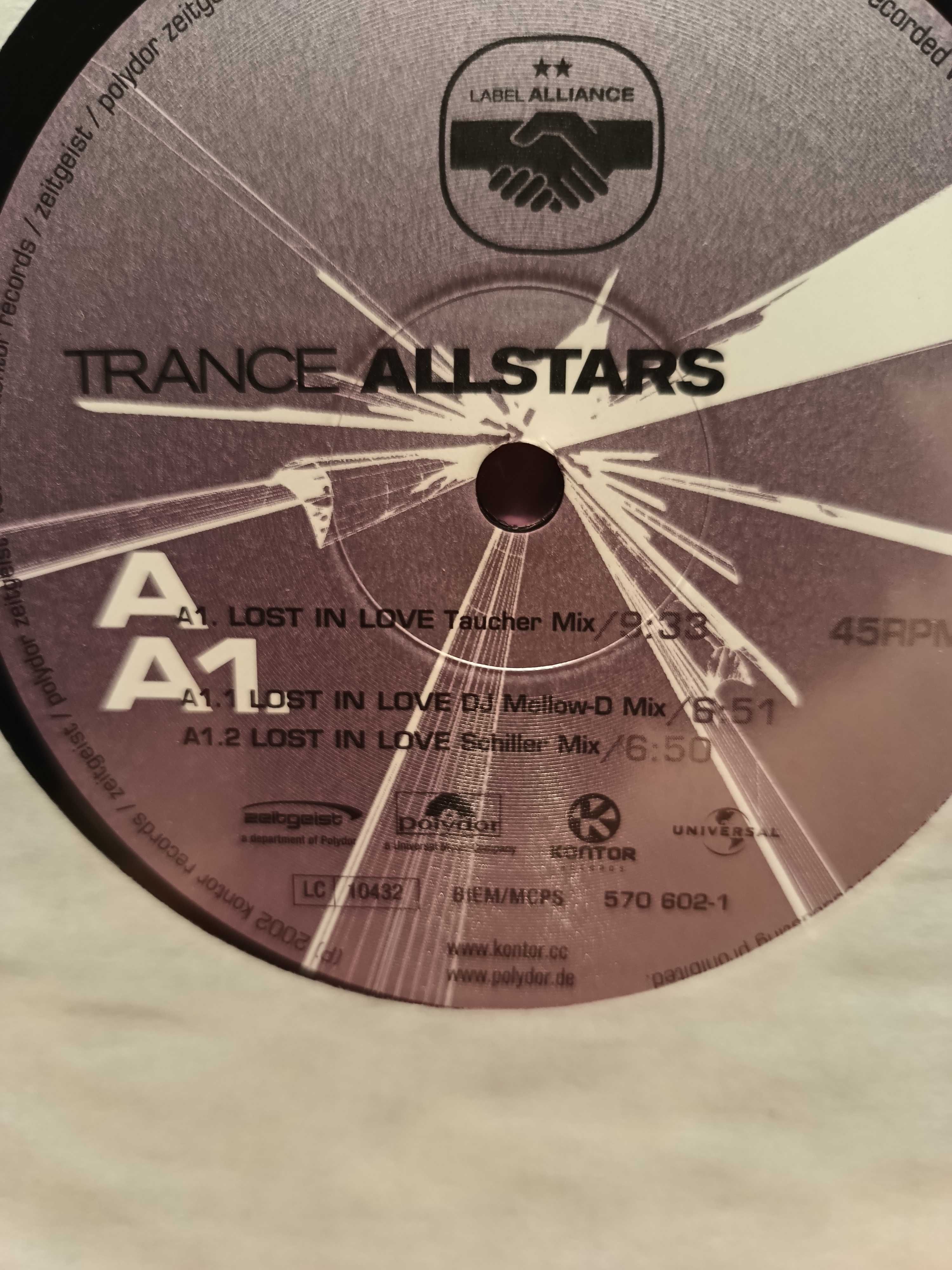 Trance Allstars – Lost In Love   Winyl Trance Klasyk