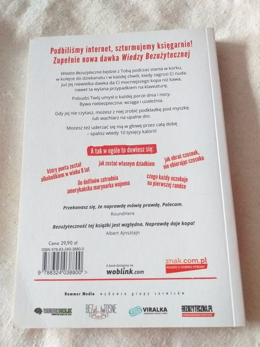 Książka  ,,Wiedza bezużyteczna"