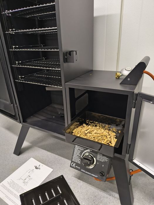 WĘDZARKA GAZOWA + GRILL GAZOWY 2w1 El Fuego Portland SF Z Ekspozycji!