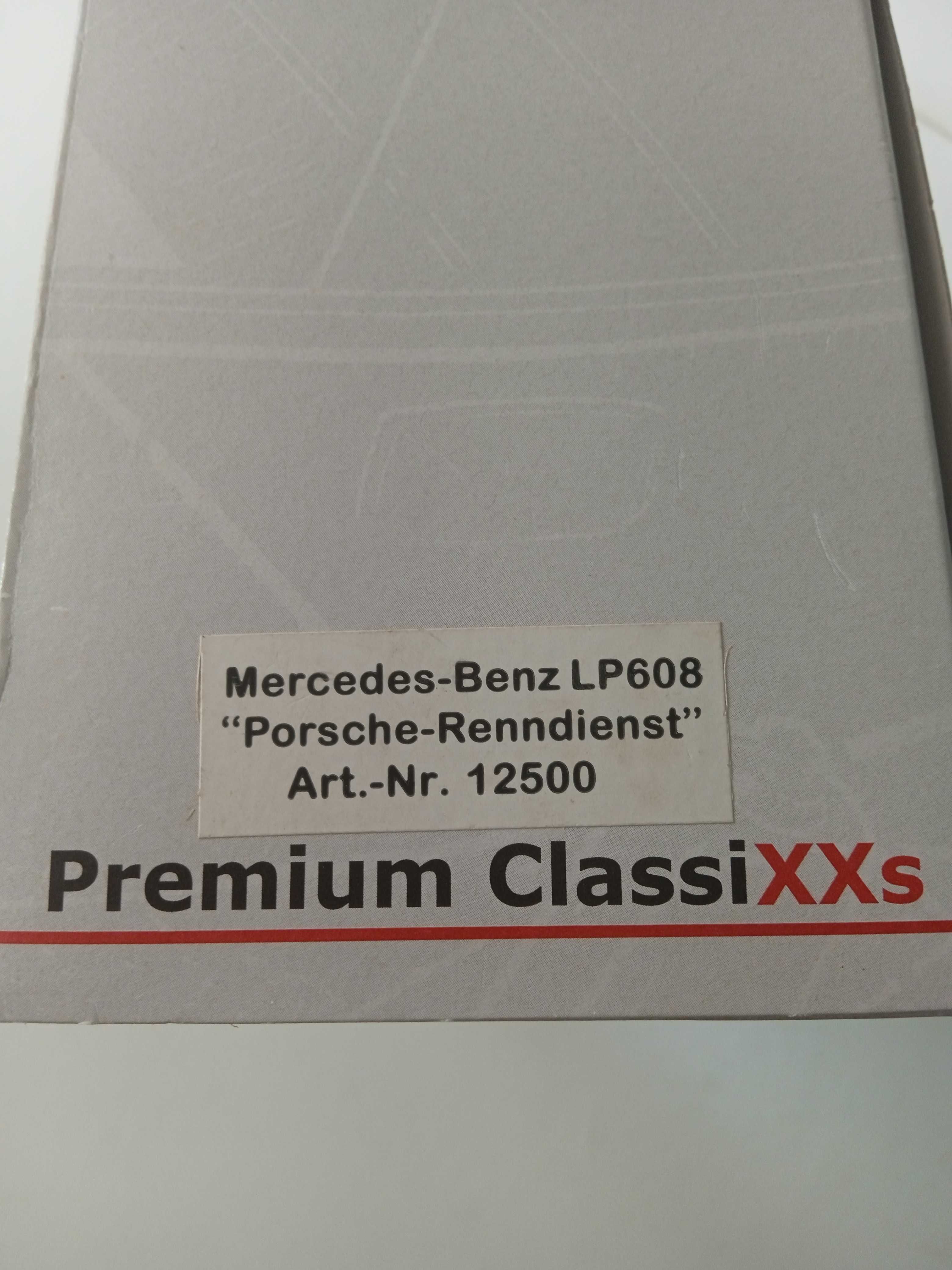 Premium ClassiXXs 1/43  Mercedes Benz LP608 "Porsche Renndienst"