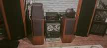 B&W 802 / magnetofon szpulowy/wzmacniacz/ gramofon pro-ject...
