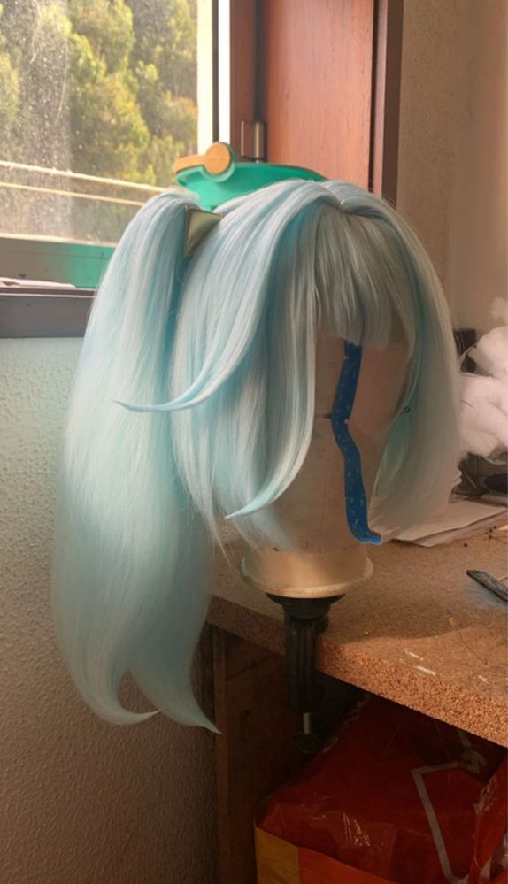 Cosplay Faruzan Peruca