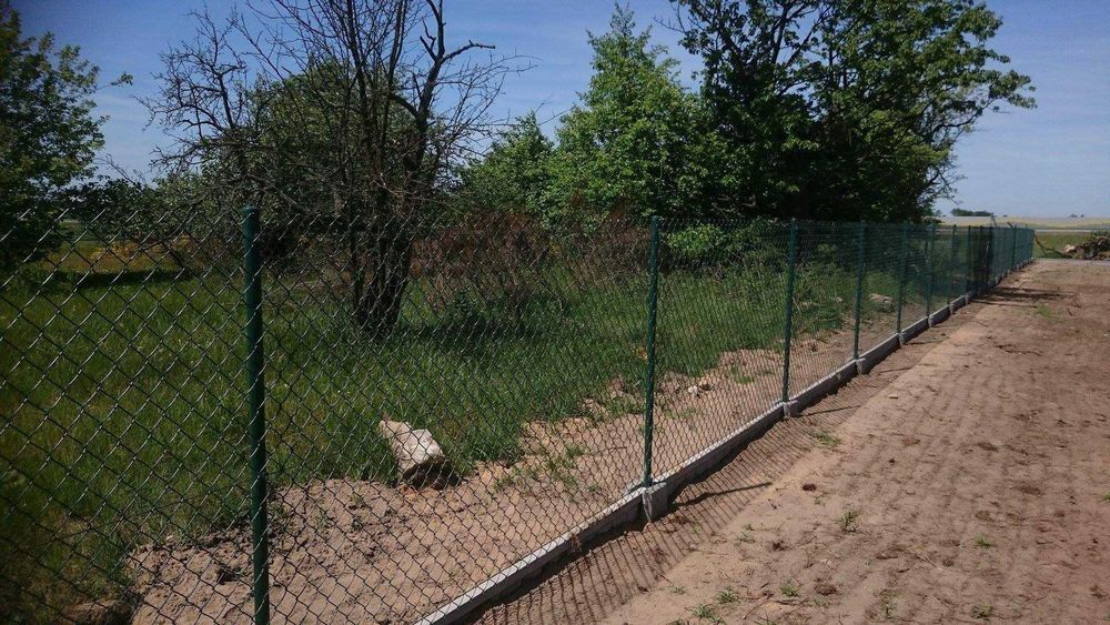 Siatka Ogrodzeniowa Ocynkowana Powlekana PCV ZIELONA H 1,5m