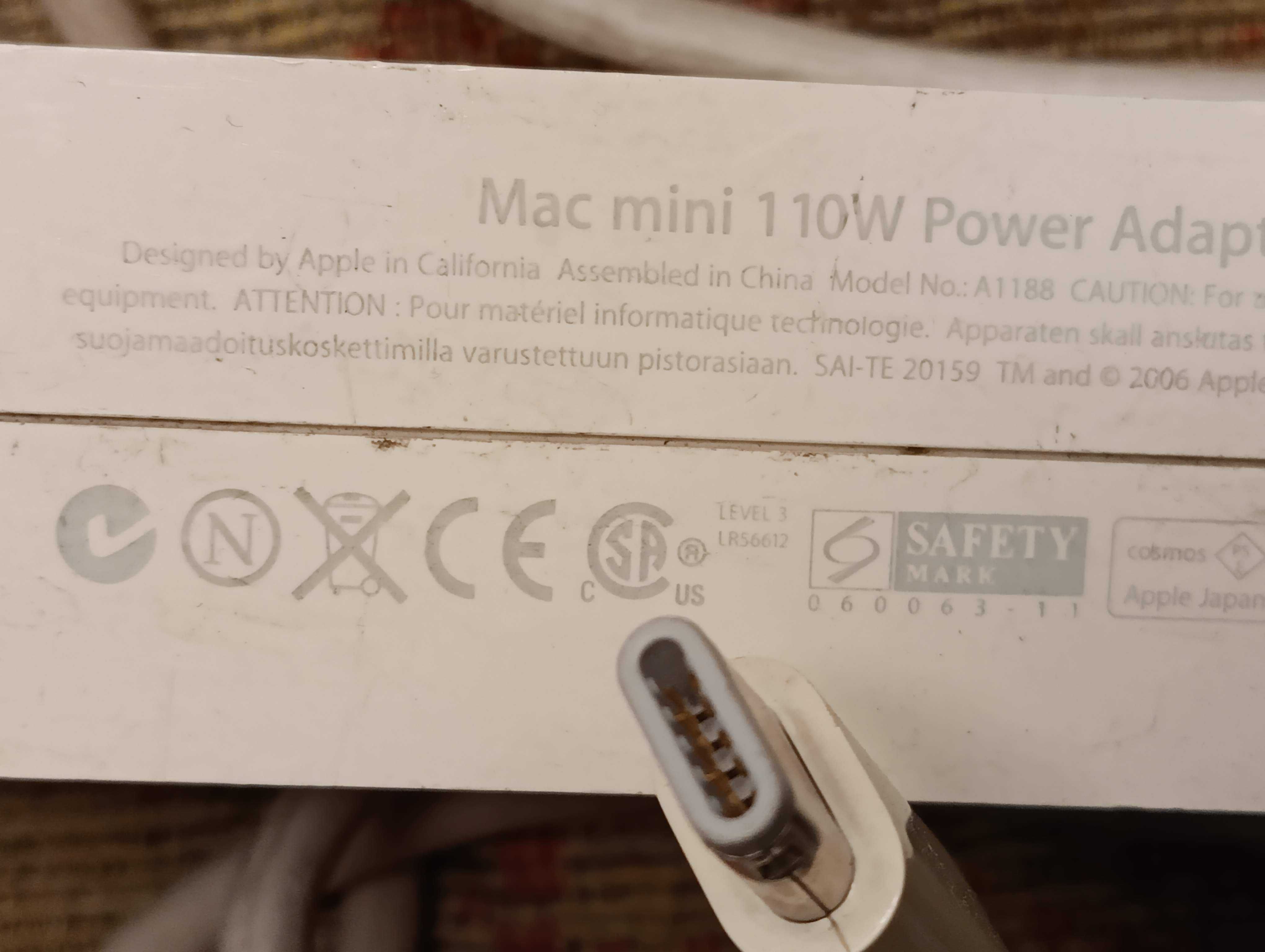 Блок питания для компьютера Mac mini A1188 18.5V 6.0A 110W