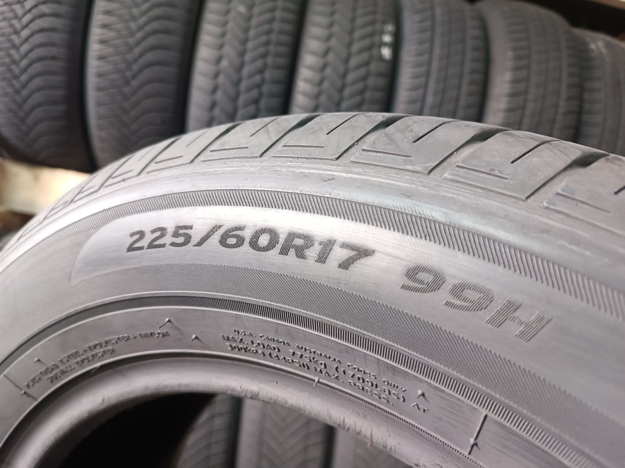 Літні шини HANKOOK 225/60 R17 резина Р17