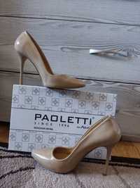 Шикарні кожані туфельки - лодочки фірми Paoletti