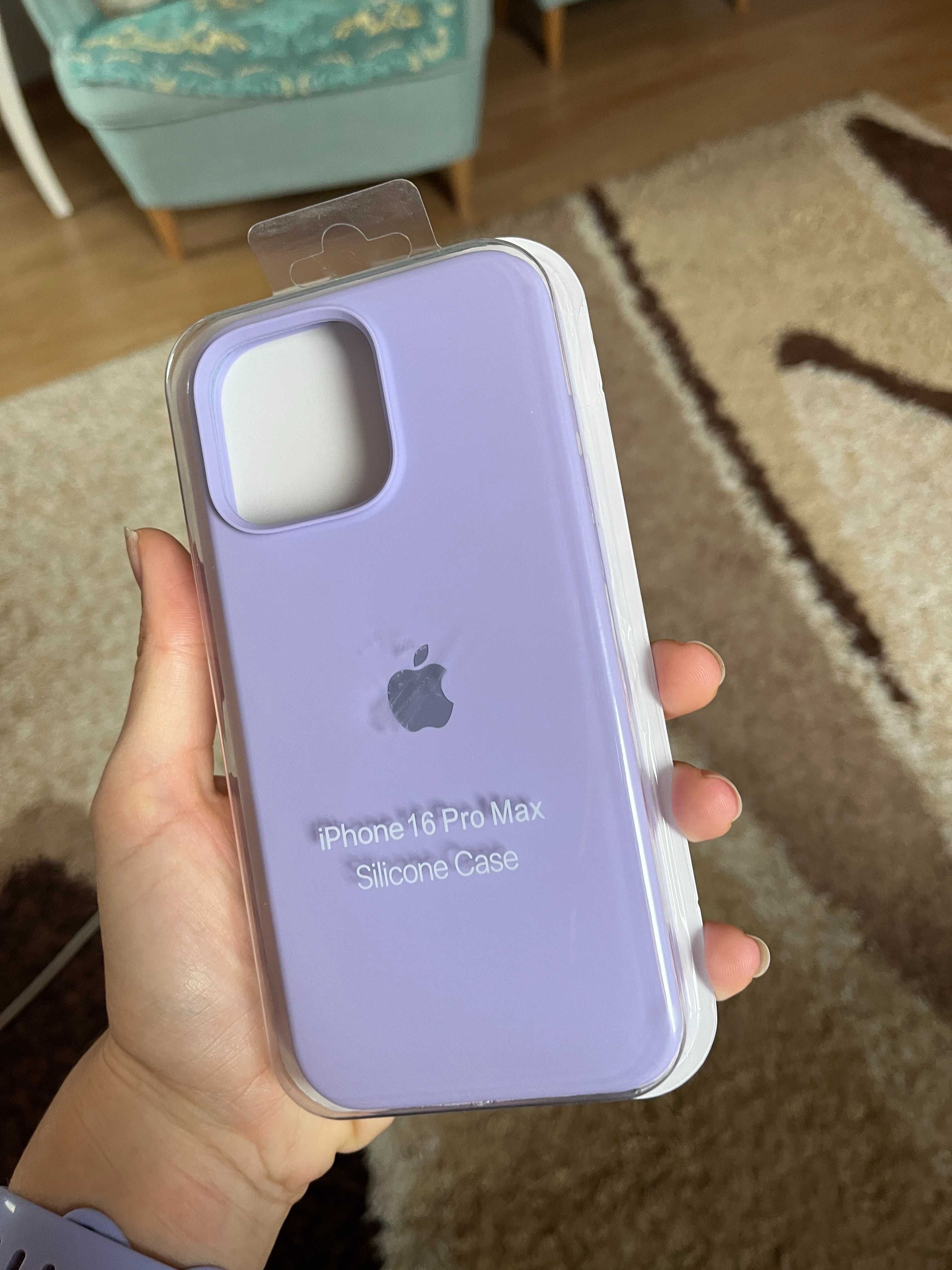 Case iPhone 16 Pro Max etui silikonowe nowe plecki fioletowe purple